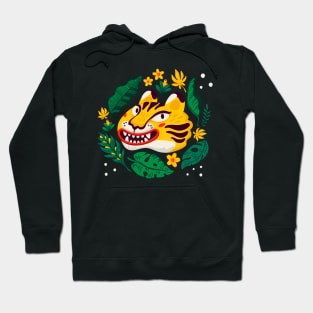 Tiger Face Grin Hoodie